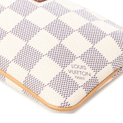 Louis Vuitton Damier Azur Pochette Milla MM 5 of 8