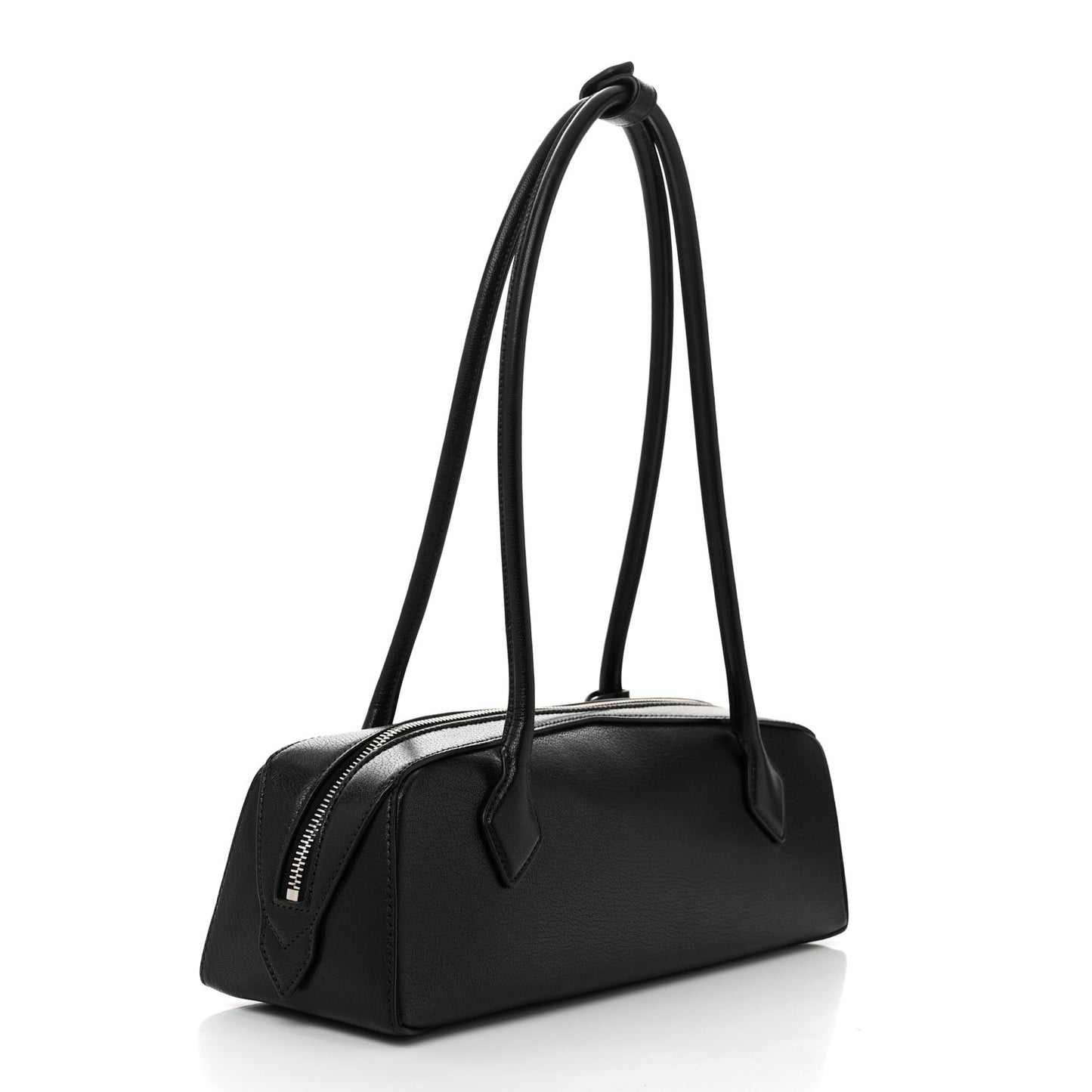 Goatskin Medium Le Teckel Bag Black