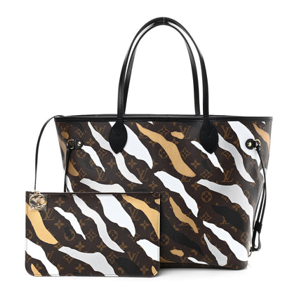 Louis Vuitton X LOL Monogram Neverfull MM Gold Silver 1 of 11