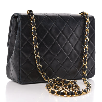 Chanel Lambskin Quilted Mini Square Flap Black 3 of 15
