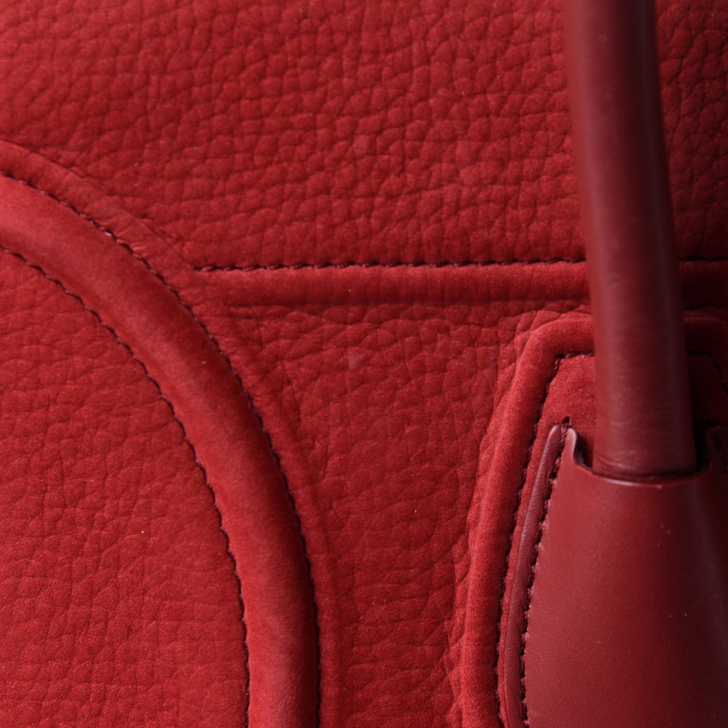 Nubuck Medium Phantom Luggage Red