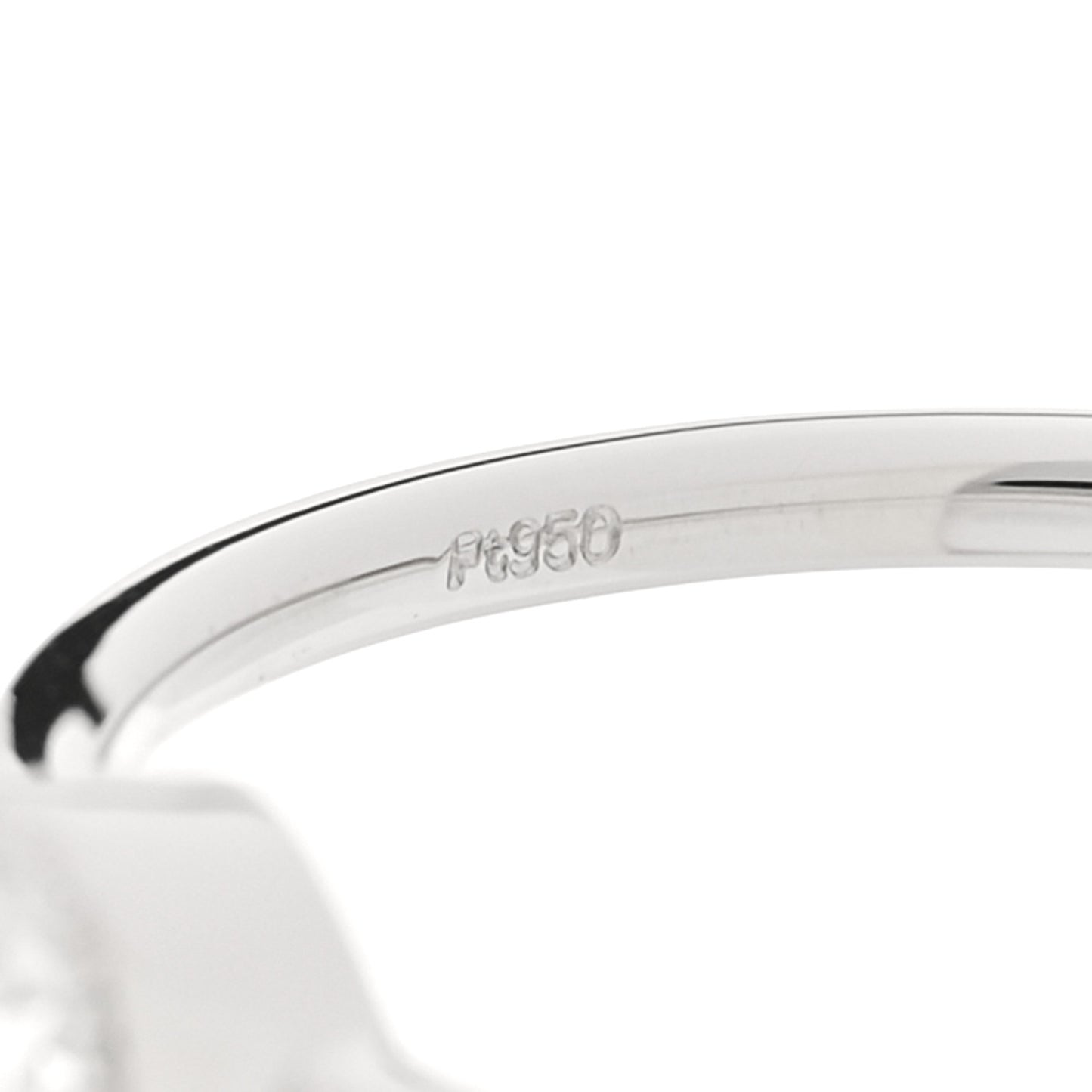 Platinum Diamond .23ctw Bezel Ring 53 6.25