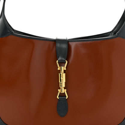 Gucci Boarded Dyana Lux Calfskin Bi-Color Medium Jackie 1961 Hobo Red Mineral Blue 8 of 10