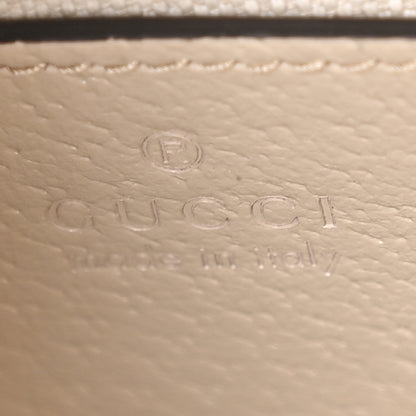 Gucci GG Supreme Monogram Textured Dollar Calfskin Web Small Ophidia Bucket Shoulder Bag Beige Mystic White Oatmeal 6 of 11