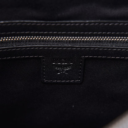 MCM Visetos Medium Essential Boston Bag Black 8 of 8