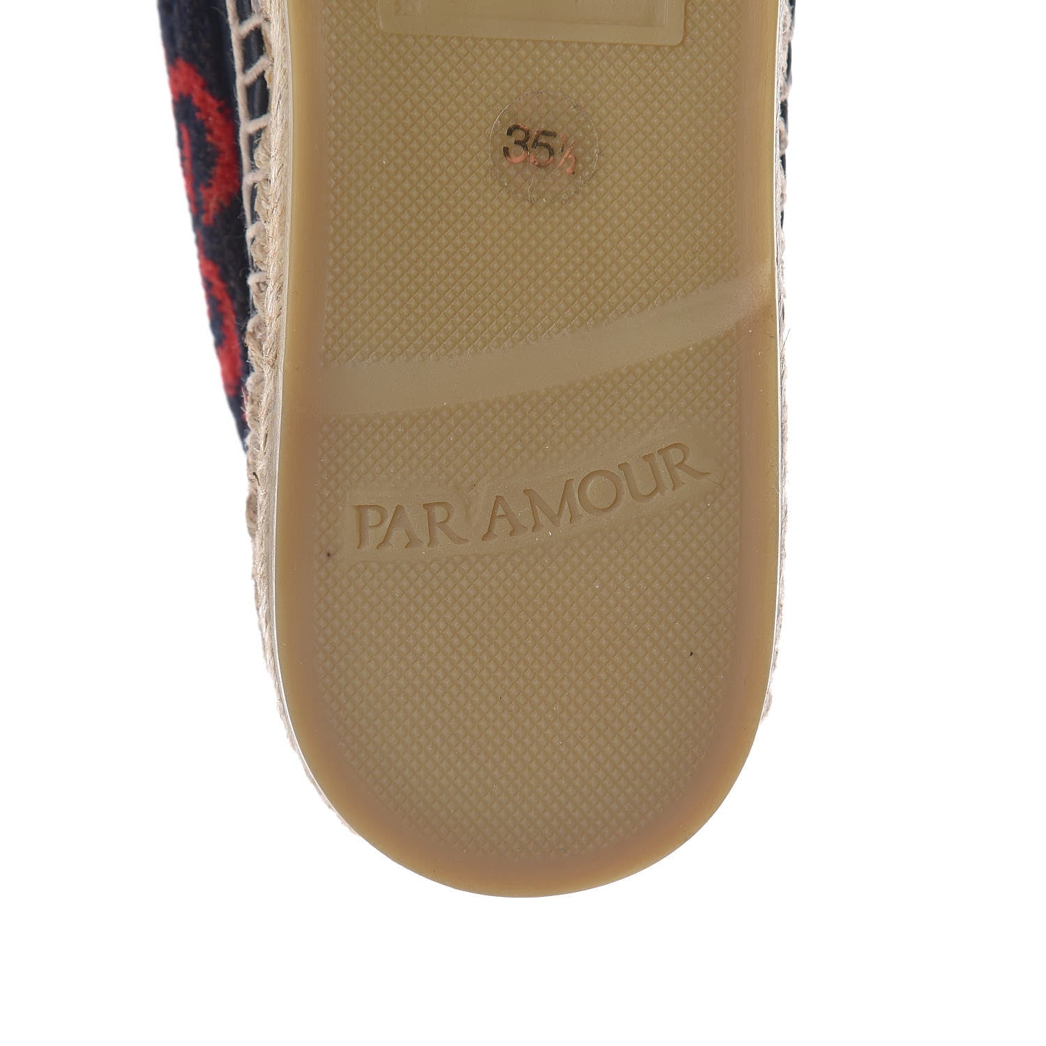 Gucci Terry Cloth GG Monogram Espadrilles 35.5 Blue Red 8 of 12