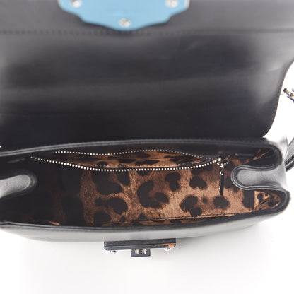 Dolce & Gabbana Calfskin Small Lucia Satchel Black 5 of 8