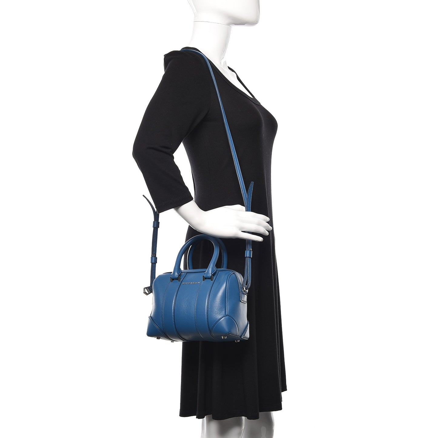 Calfskin Micro Lucrezia Blue