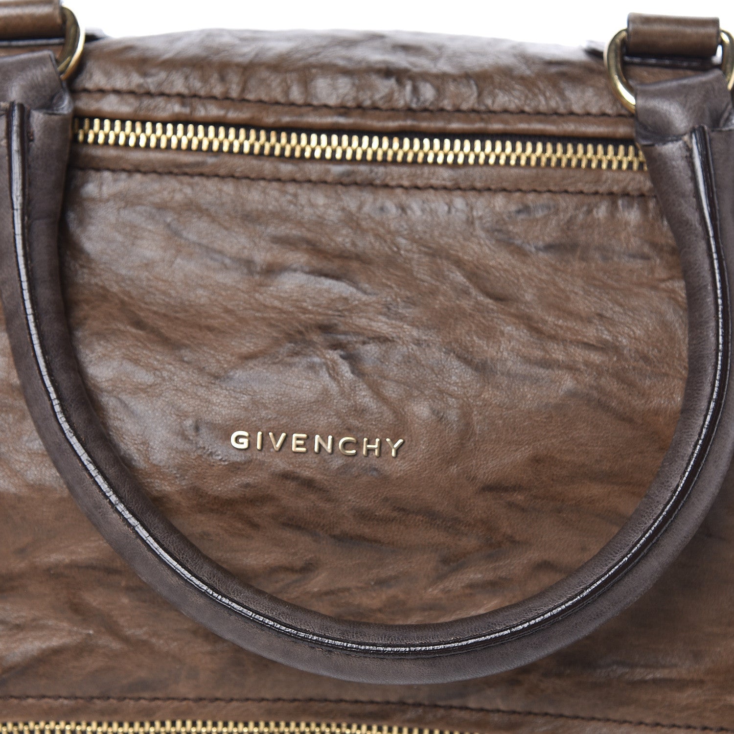 Givenchy Tumbled Sheepskin Medium Pandora Charcoal 13 of 18