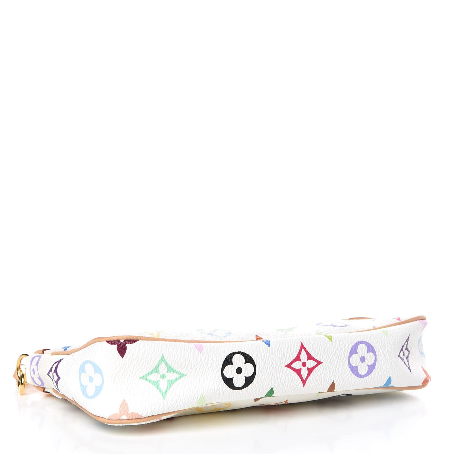 Monogram Multicolor Pochette Accessories White