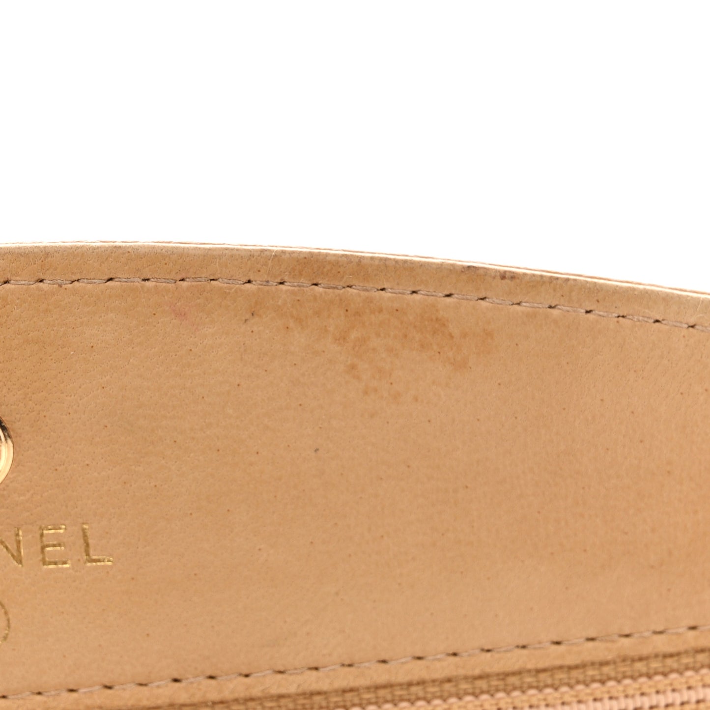 Caviar Timeless CC Wallet on Chain WOC Beige