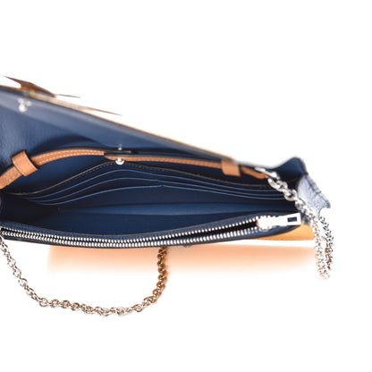 Loewe Pebbled Calfskin Chain Wallet Light Caramel Pecan 5 of 10