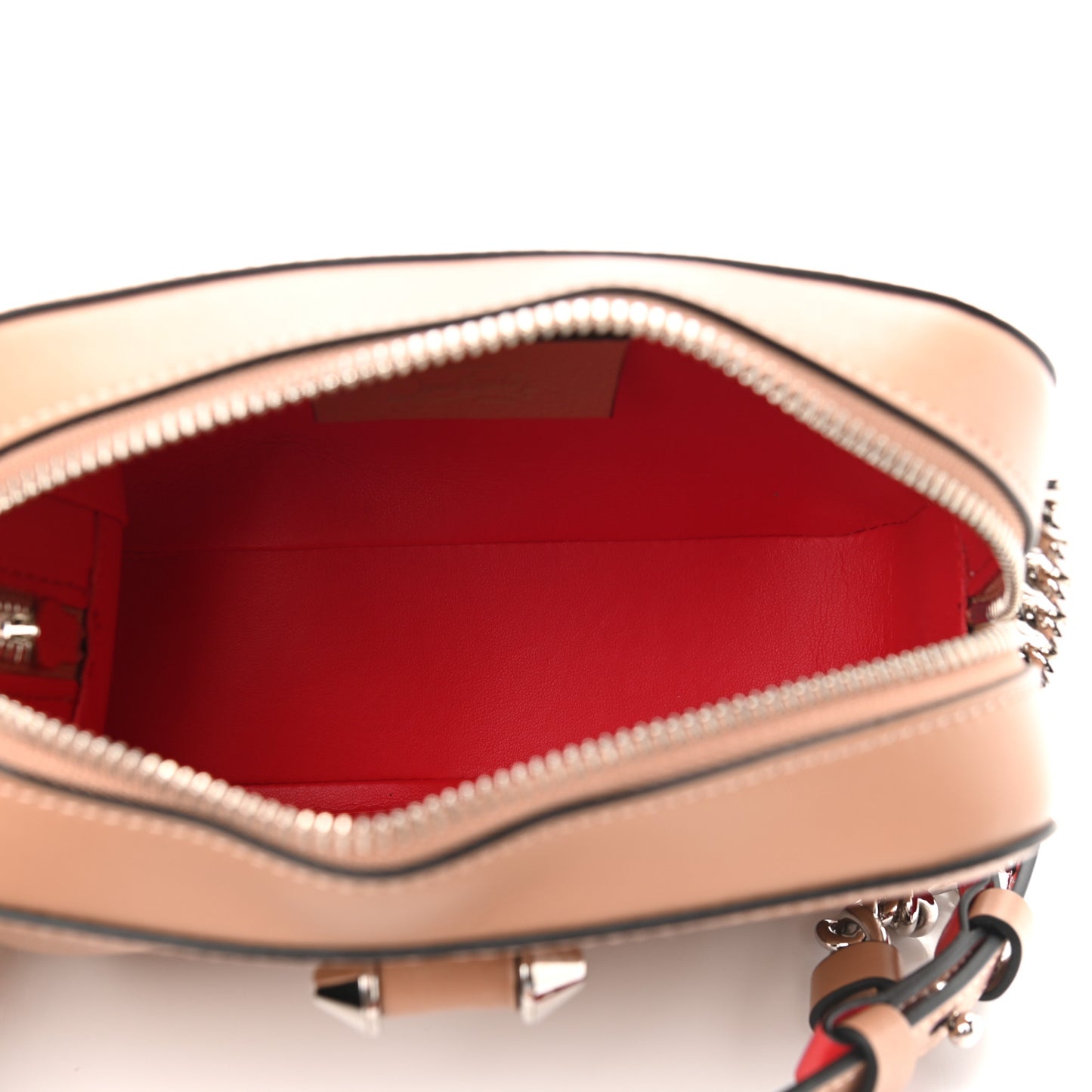 Calfskin Mini Rubylou Crossbody Nude
