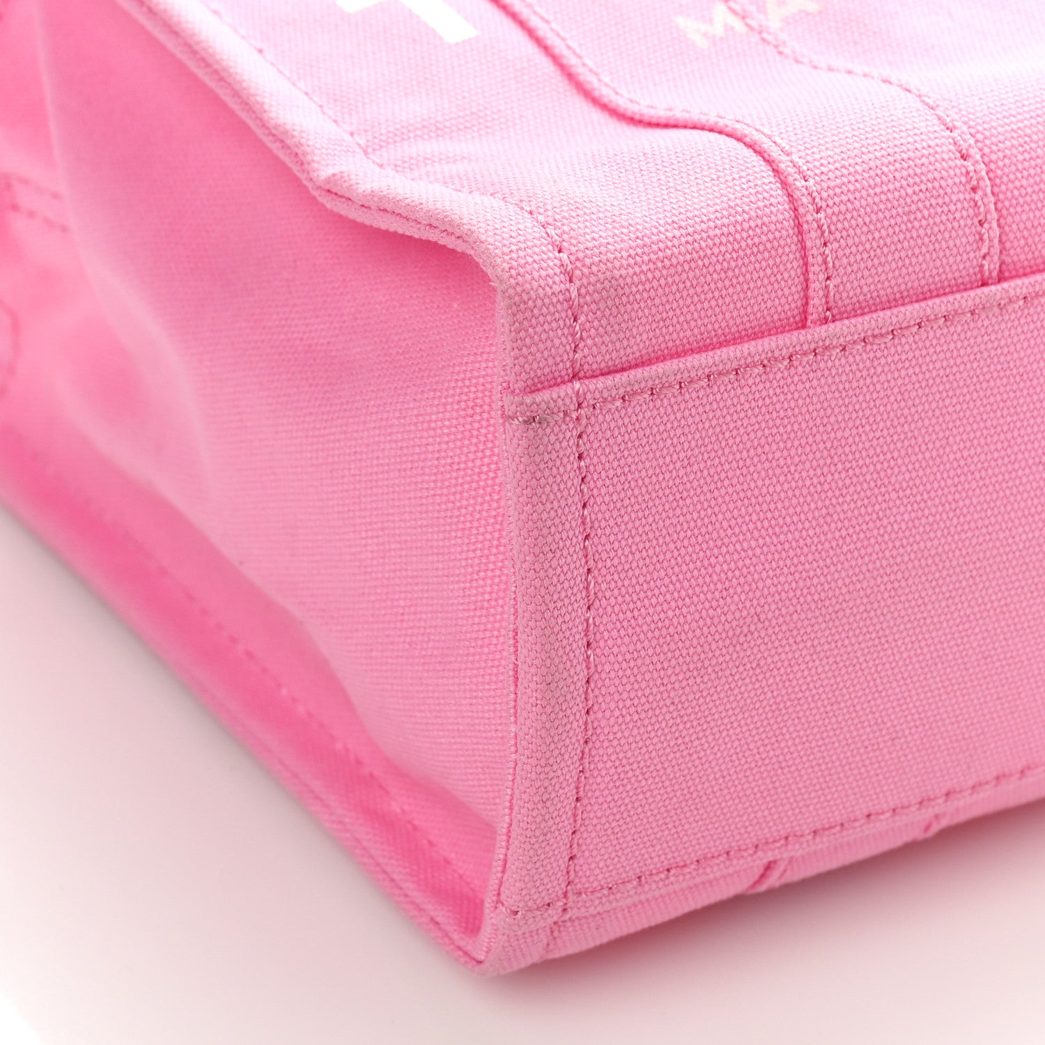 Marc Jacobs Cotton Canvas Small The Traveler Tote Bag Pink 7 of 9