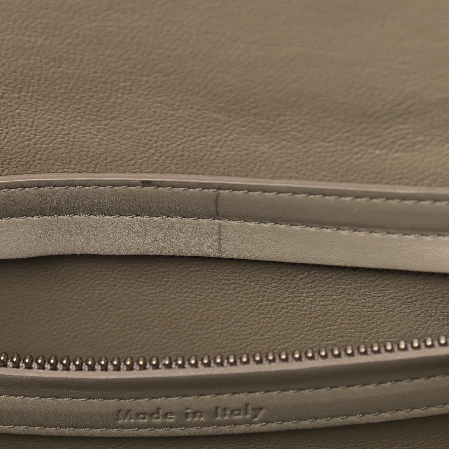 Celine Crocodile Embossed Nubuck Medium Phantom Luggage Beige 22 of 25