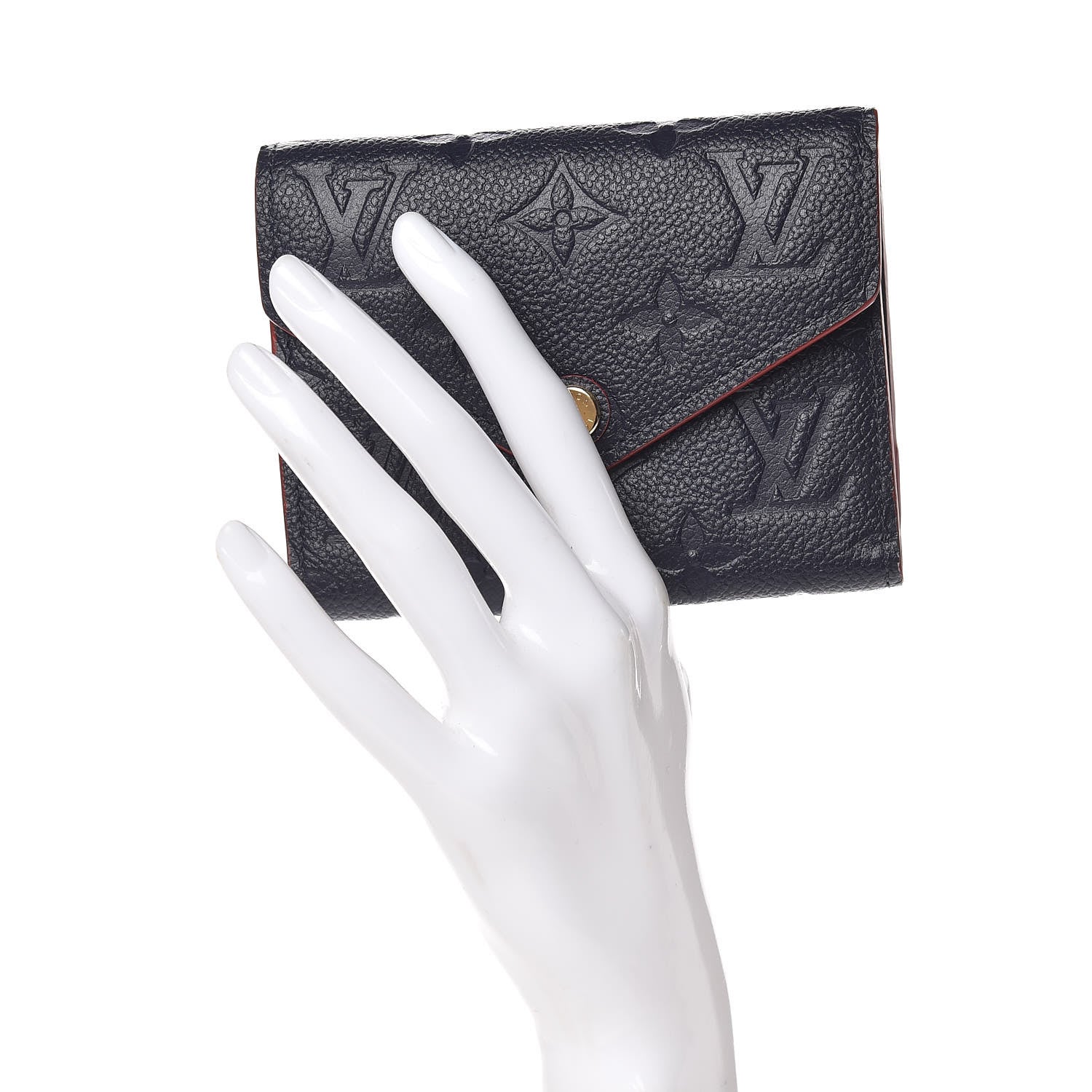 Louis Vuitton Empreinte Victorine Wallet Marine Rouge 2 of 7