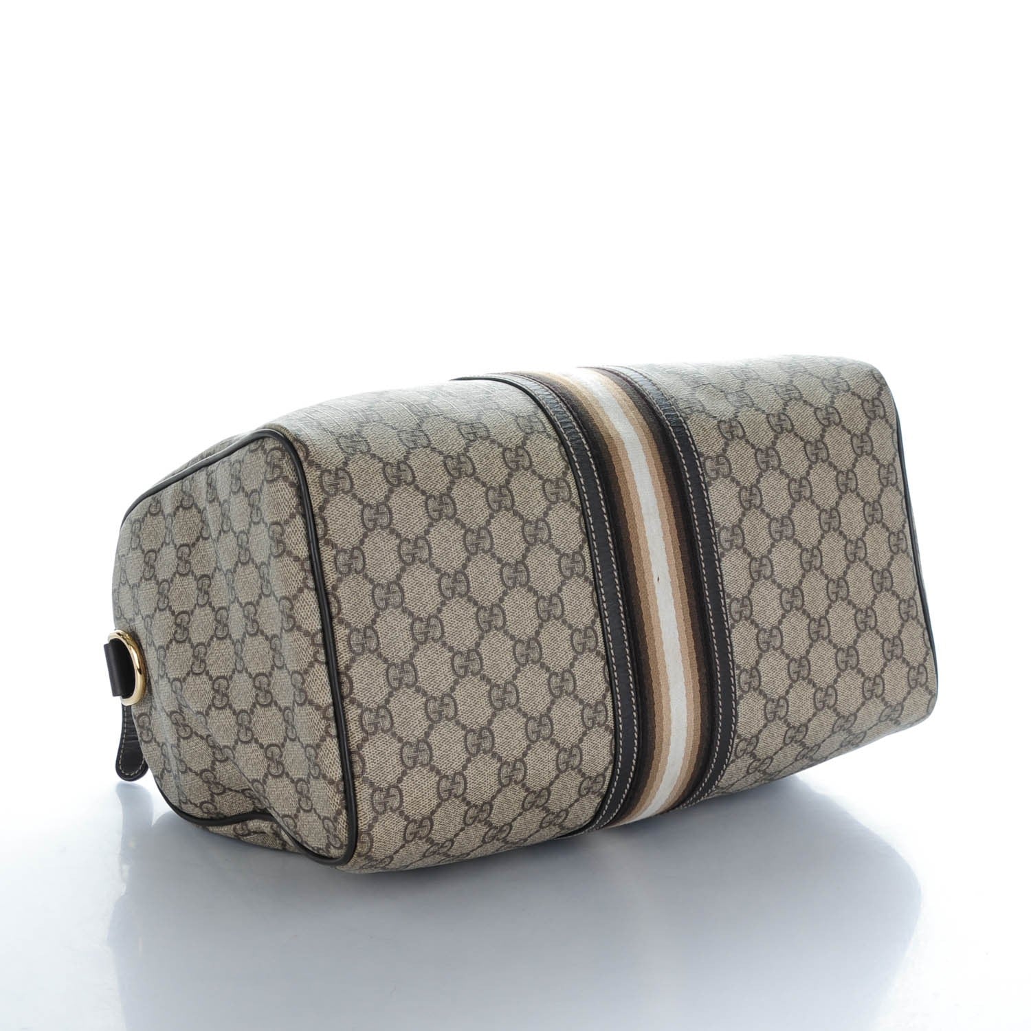 Gucci GG Plus Monogram Web Medium Joy Boston Dark Brown 4 of 8