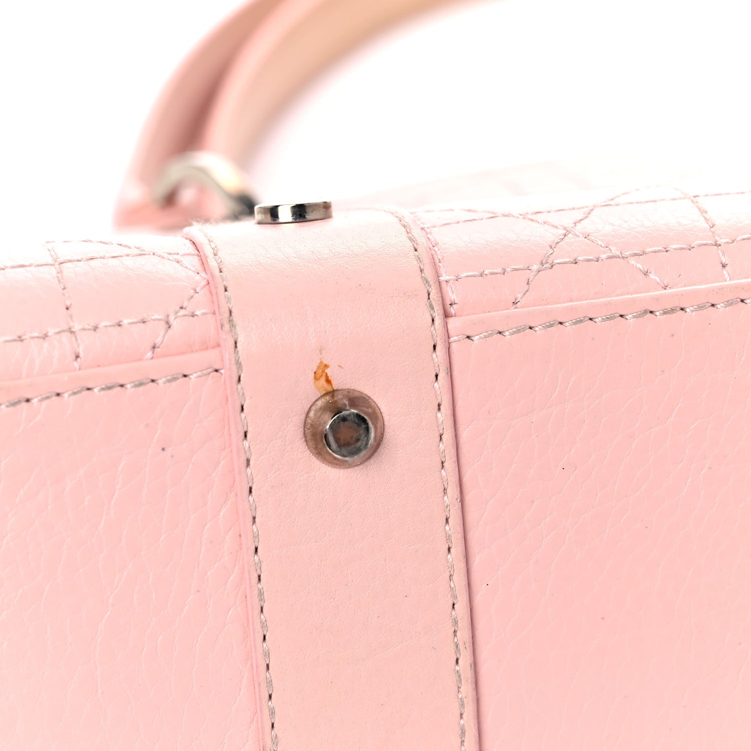 Christian Dior Lambskin Cannage Soft Lady Dior East West Light Pink 34 of 53