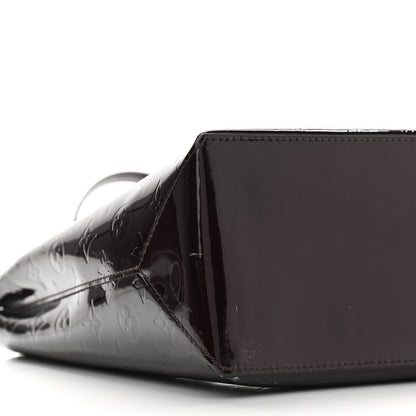 Louis Vuitton Vernis Wilshire MM Amarante 8 of 9