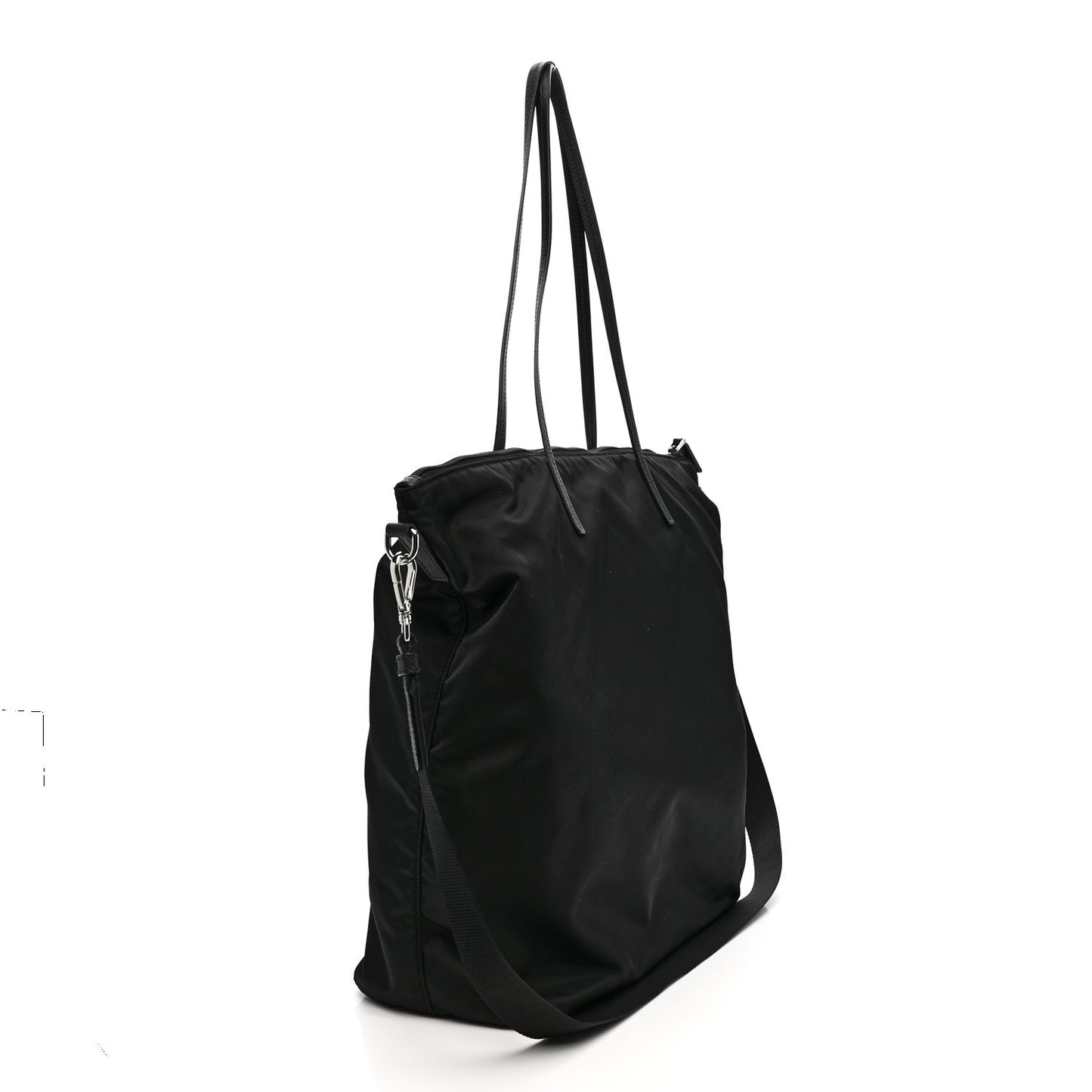 Tessuto Nylon Saffiano Tote Black