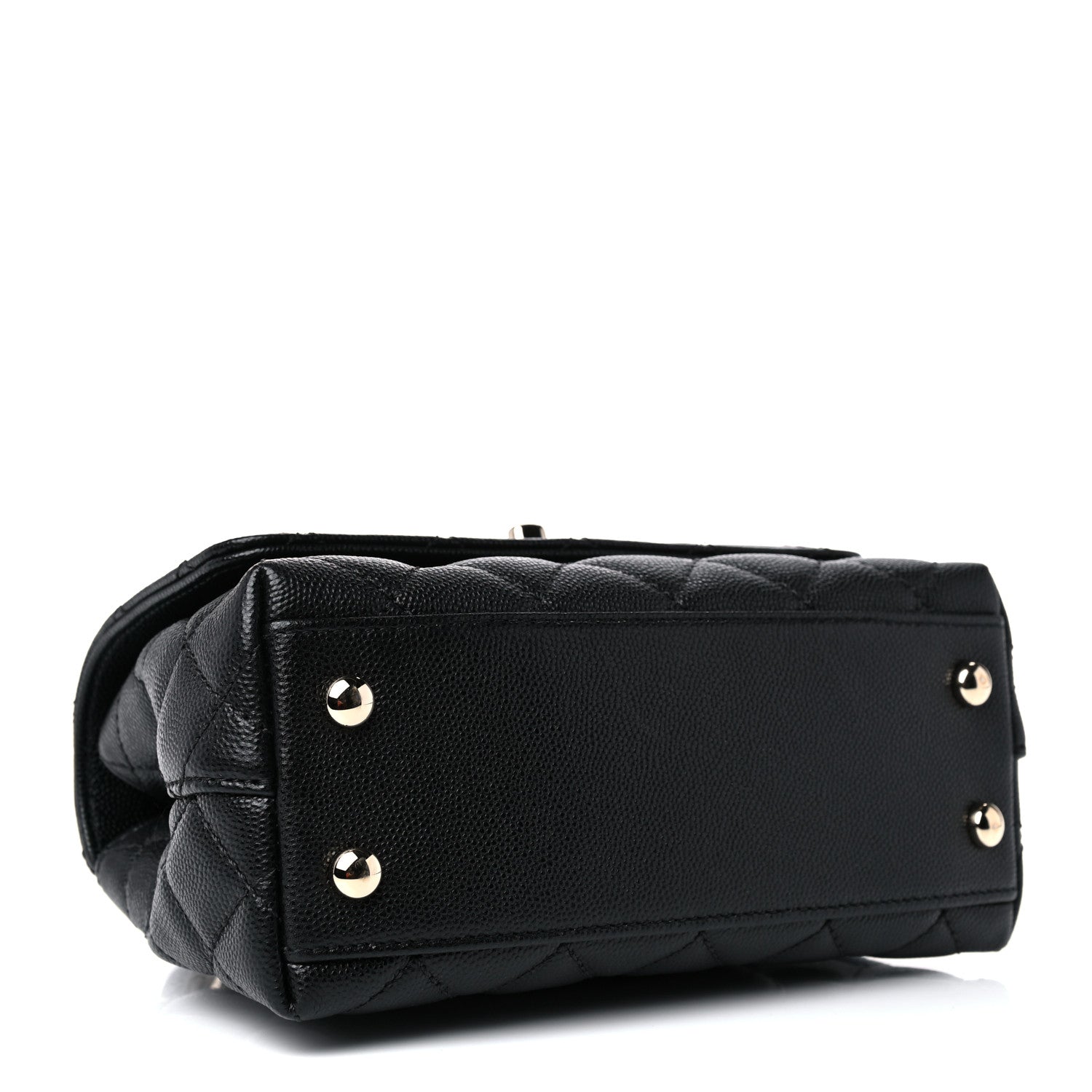 Chanel Caviar Quilted Extra Mini Coco Handle Flap Black 4 of 10