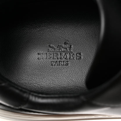 Hermes Calfskin Day Sneakers 41 Black 6 of 8