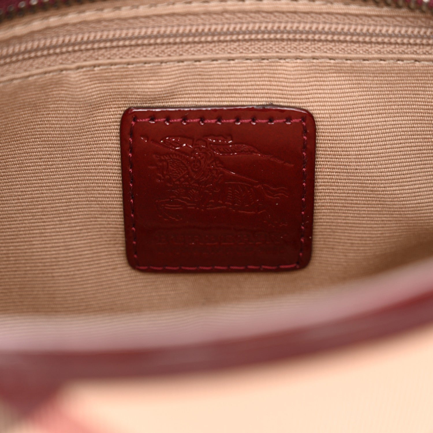 Burberry Patent Nova Check Newbury  Dark Red 5 of 11