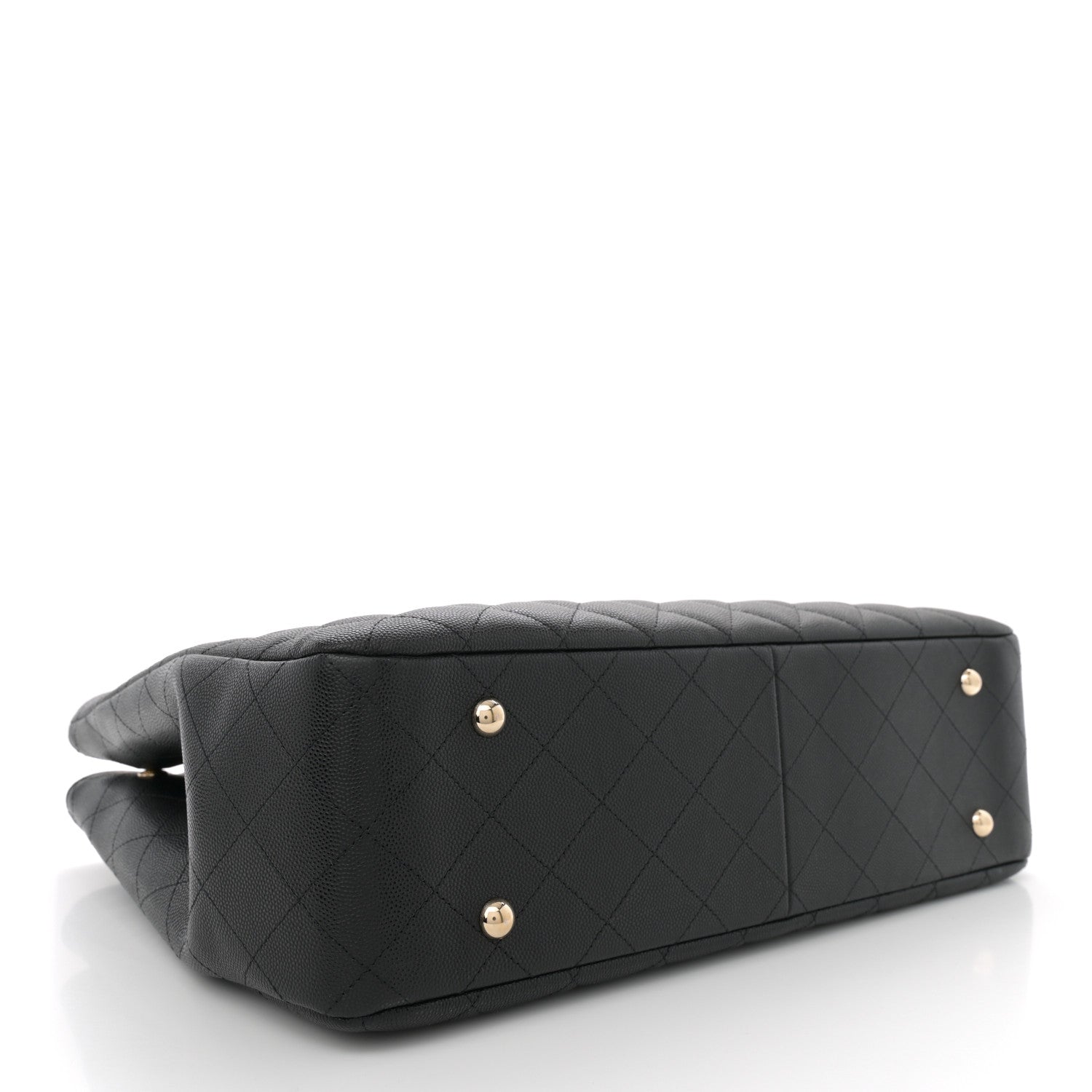 Chanel Caviar Quilted Large Shopping Tote Black 4 of 10