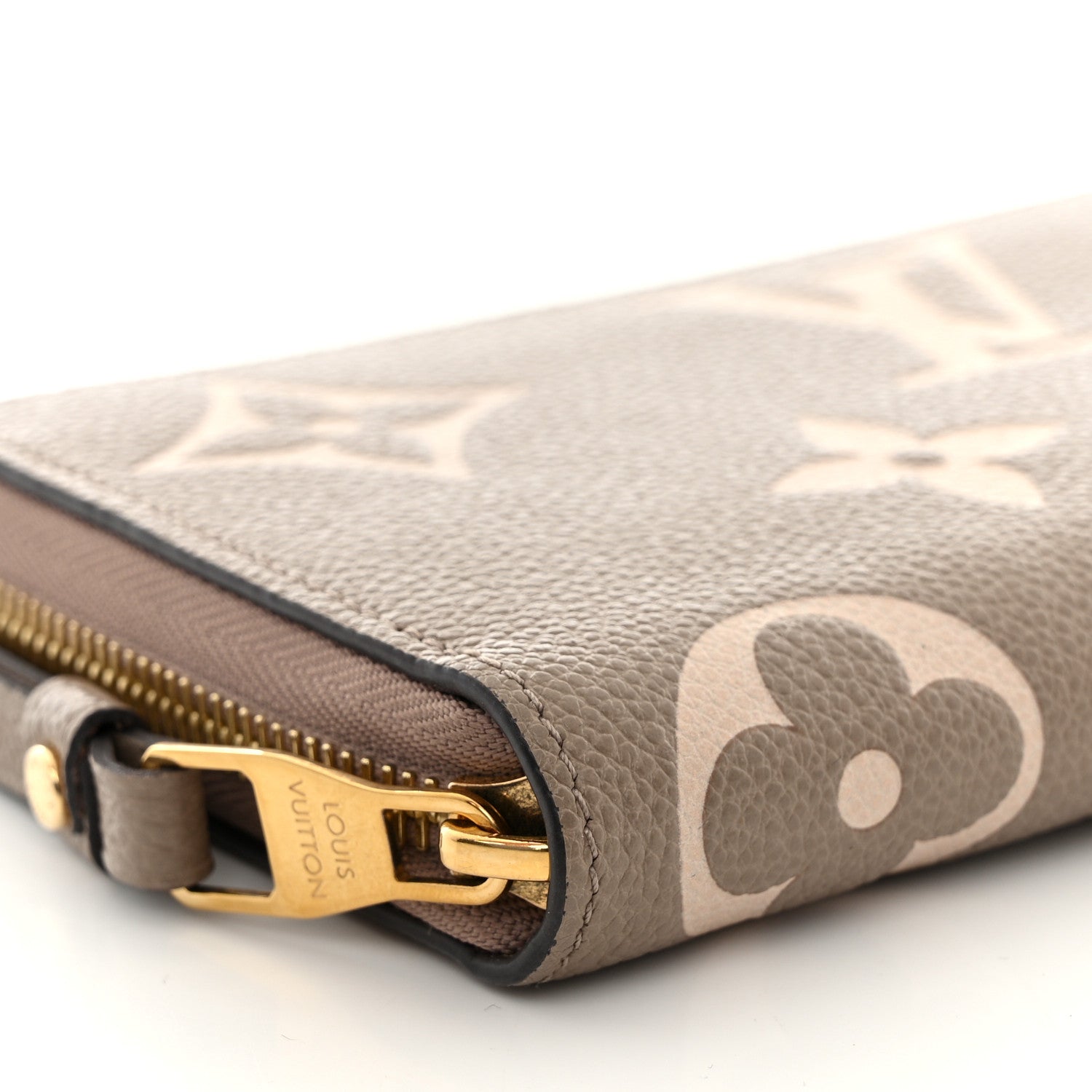 Louis Vuitton Empreinte Monogram Giant Zippy Wallet Tourterelle Creme 7 of 9