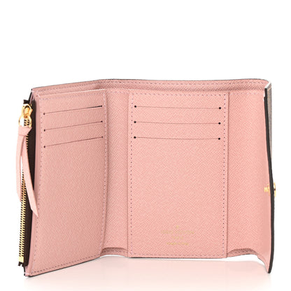 Louis Vuitton Damier Ebene Victorine Wallet Rose Ballerine 5 of 8