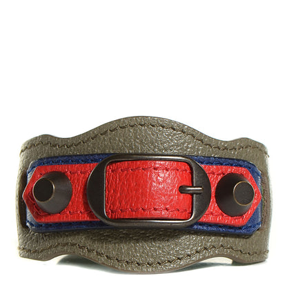 Balenciaga Agneau Tri-Color Classic Hardware Bracelet 1 of 5