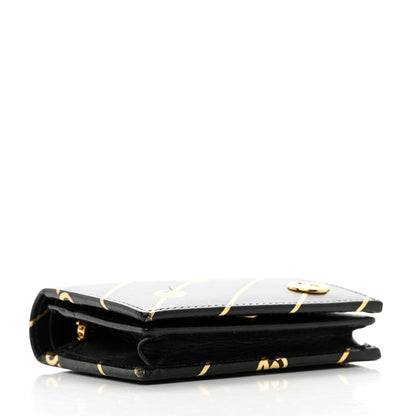 Gucci Calfskin Diagonal GG Card Case Black 4 of 11
