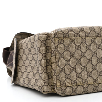 Gucci GG Plus Monogram Messenger Diaper Bag Dark Brown 9 of 12