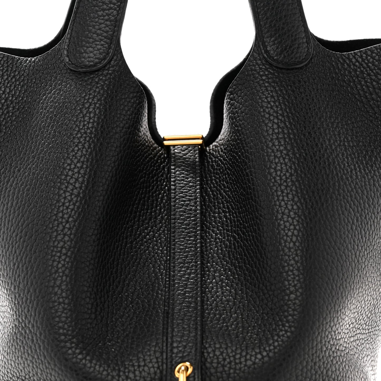 Taurillon Clemence Picotin Lock 22 MM  Black