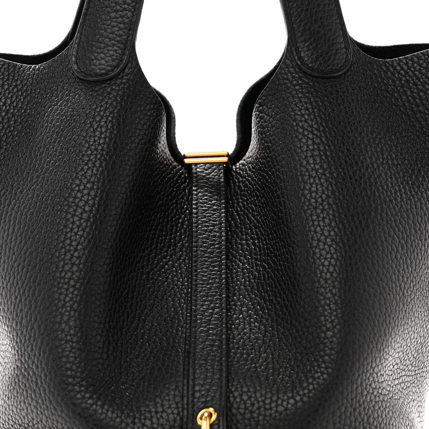 Hermes Taurillon Clemence Picotin Lock 22 MM  Black 8 of 15