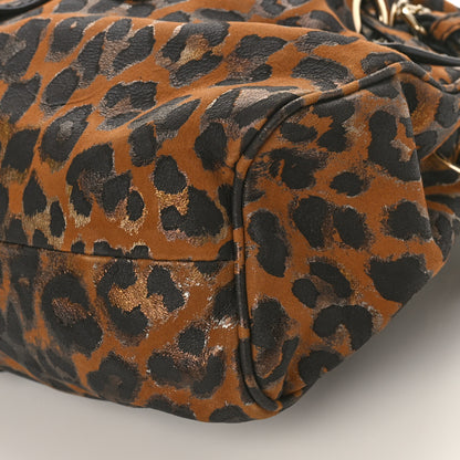 Jimmy Choo Suede Leopard Print Riki Tote 8 of 8