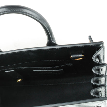 Saint Laurent Calfskin Bi-Color Nano Sac De Jour Porcellana Black 6 of 6