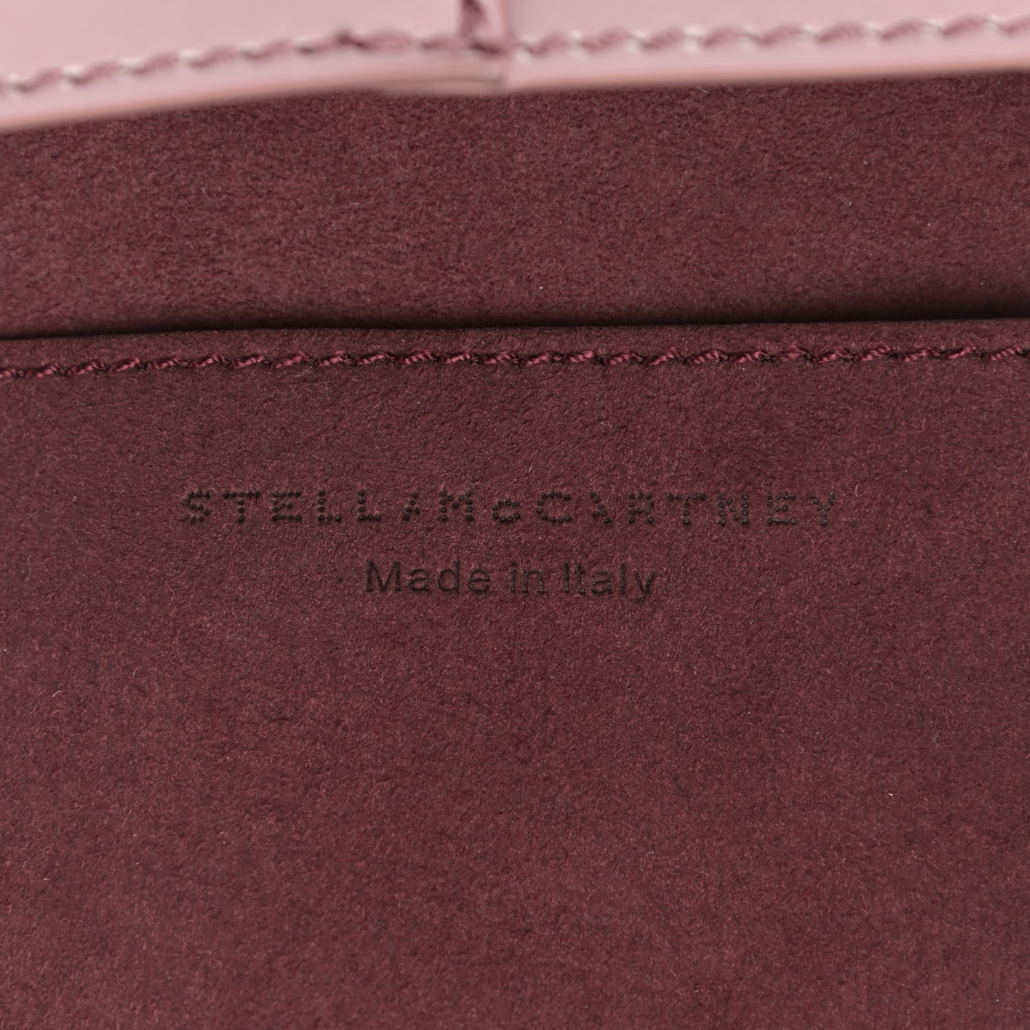 Stella McCartney Perforated Eco Alter Nappa Mini Bucket Bag Pink 6 of 9
