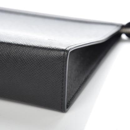 Louis Vuitton Taiga Pochette Voyage MM Black 8 of 8