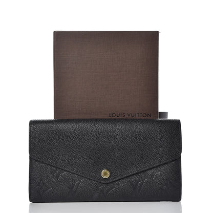 Louis Vuitton Empreinte Sarah Wallet NM Black 10 of 10