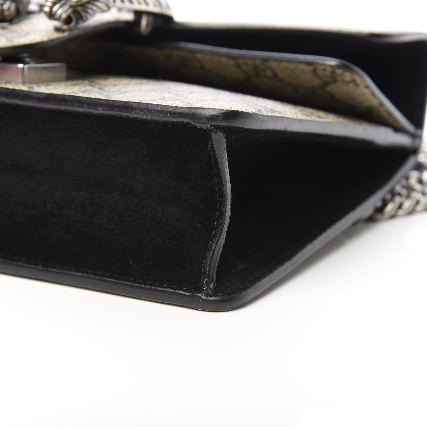 GG Supreme Monogram Mini Dionysus Shoulder Bag Black