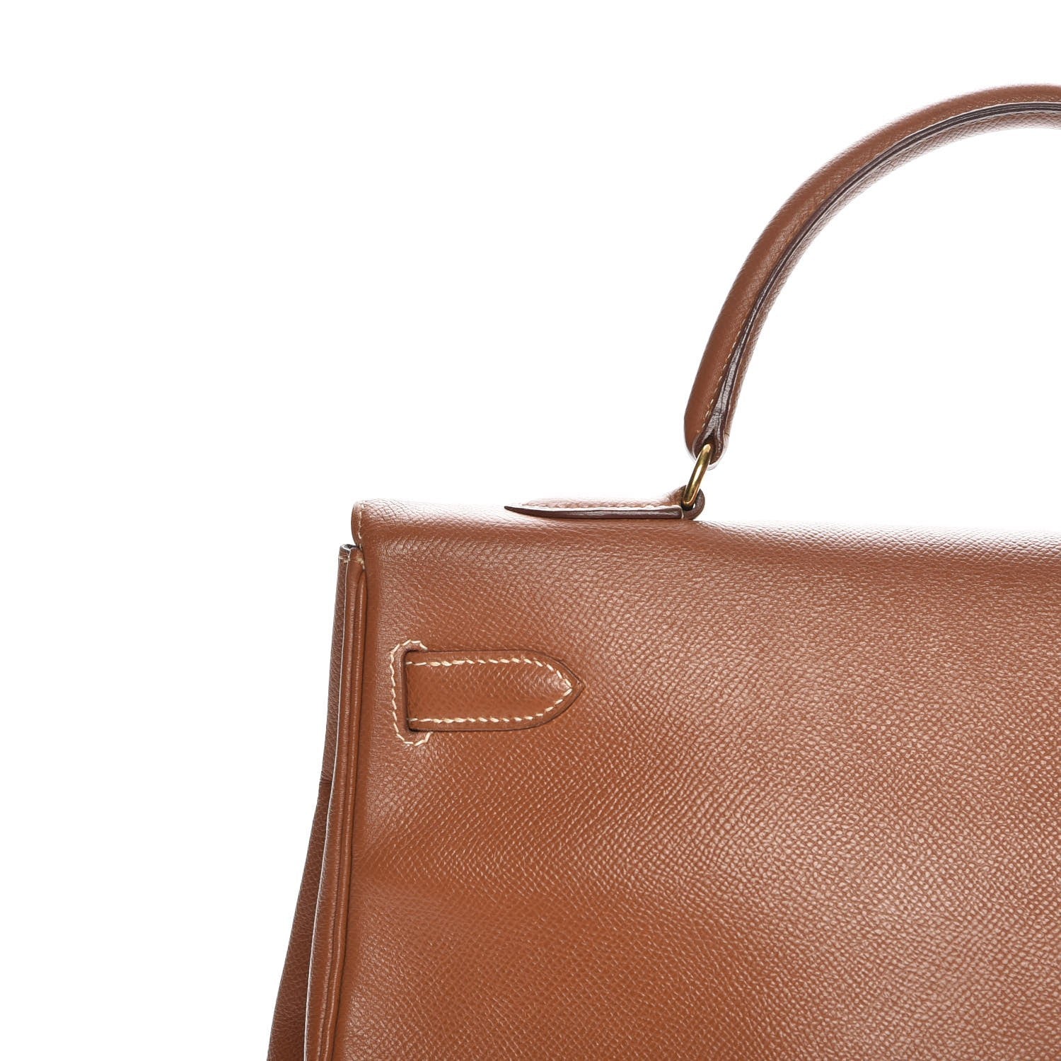 Hermes Courchevel Kelly Retourne 35 Gold 21 of 34