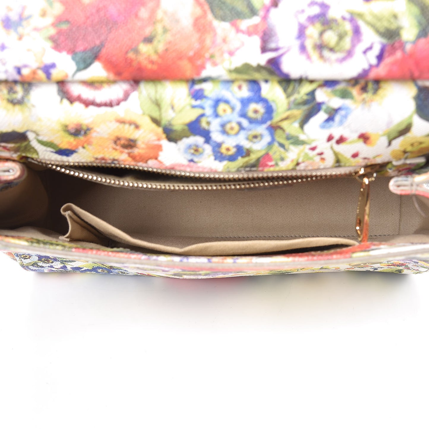 Dauphine Floral Print Medium Miss Sicily Satchel Multicolor