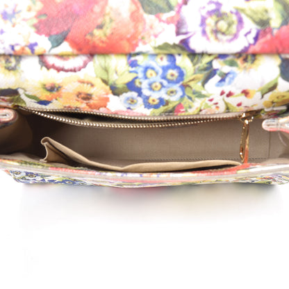 Dolce & Gabbana Dauphine Floral Print Medium Miss Sicily Satchel Multicolor 5 of 8