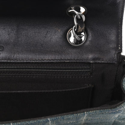 Chanel Denim Chocolate Bar Quilted Flap 9 of 18