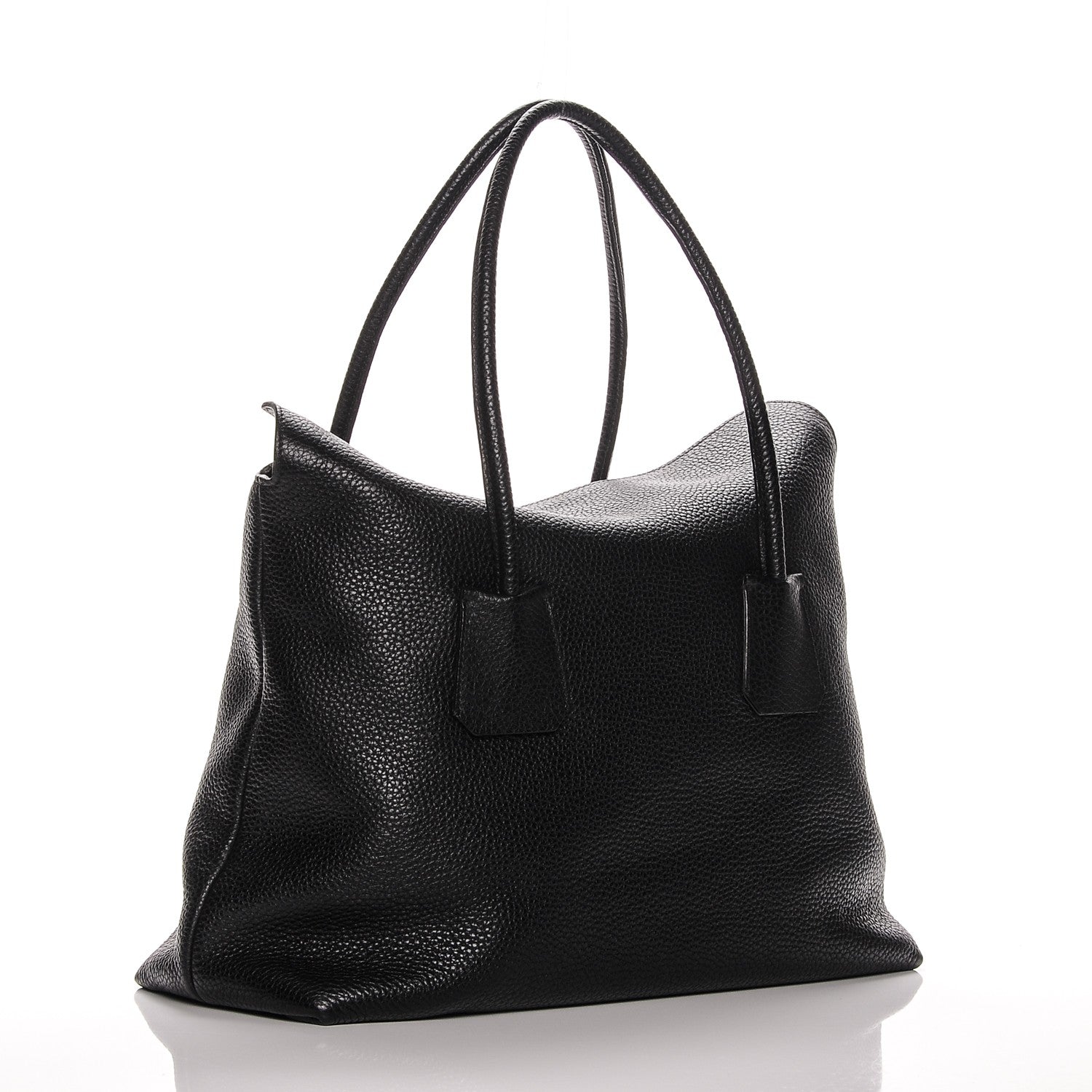 Burberry London Grainy Calfskin Medium Baynard Tote Black 3 of 8