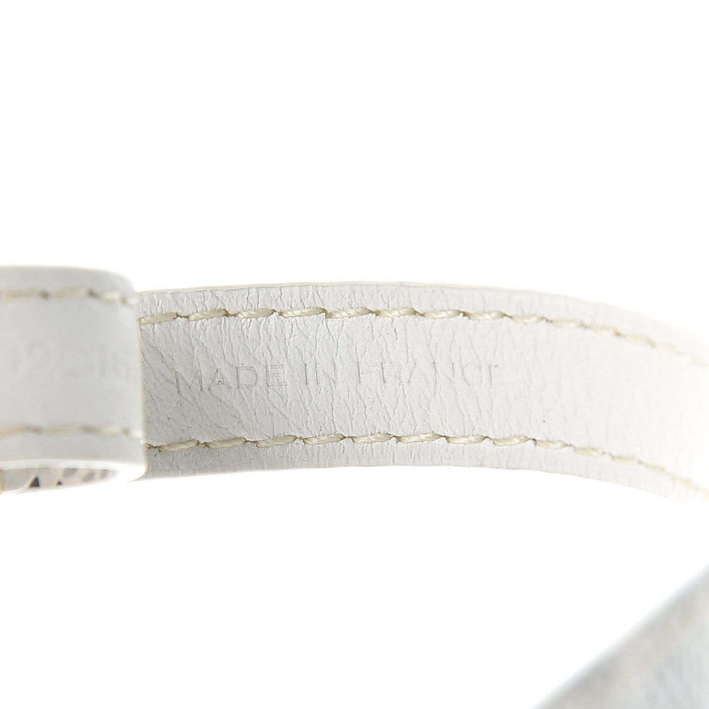 Goyardine Sesame Key Holder White