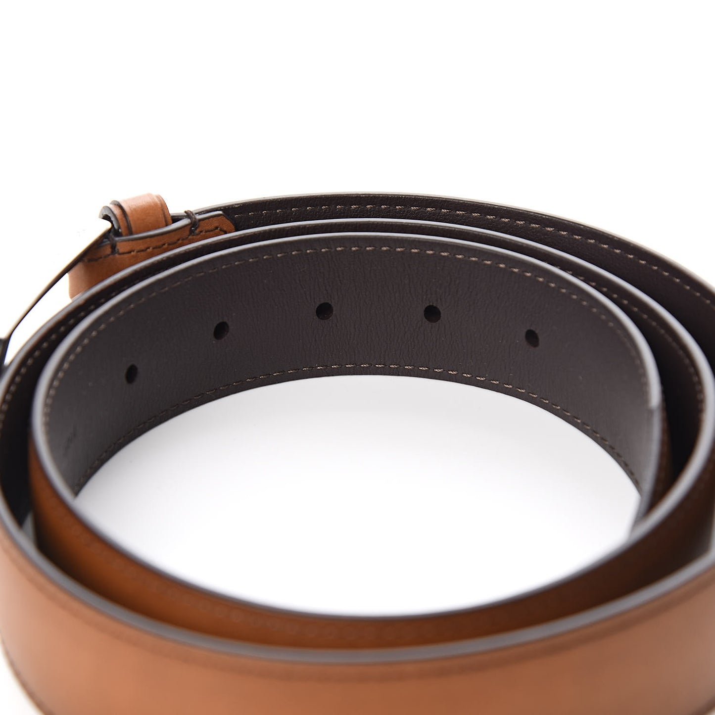 Calfskin Legacy Belt 100 40 Cognac