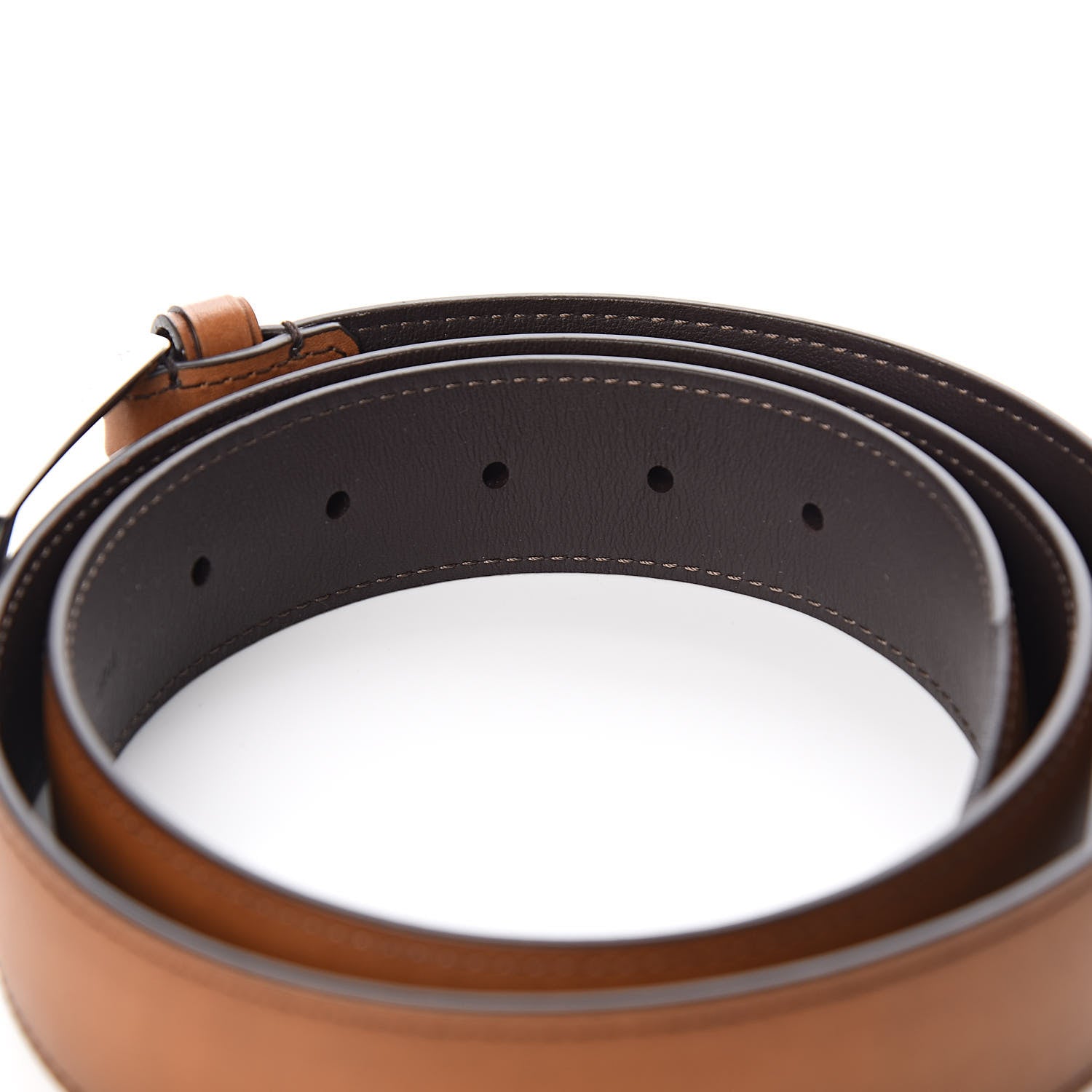 Louis Vuitton Calfskin Legacy Belt 100 40 Cognac 5 of 8