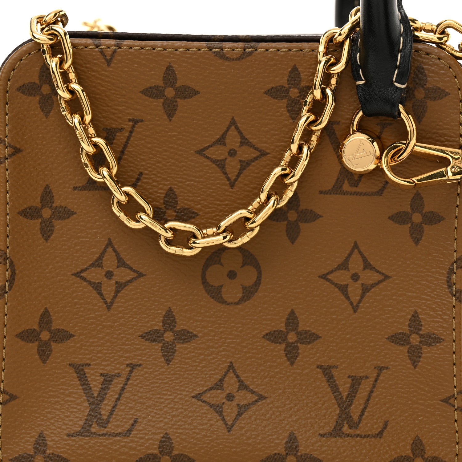 Louis Vuitton Reverse Monogram Square Bag 7 of 10